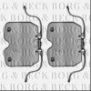 BORG & BECK BBK1335 Accessory Kit, disc brake pads